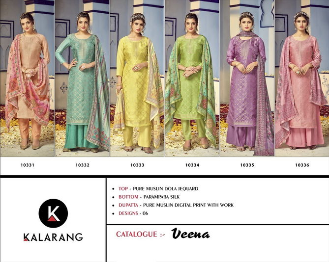 Kalarang Veena Festive Wear Wholesale Salwar Suit Catalog